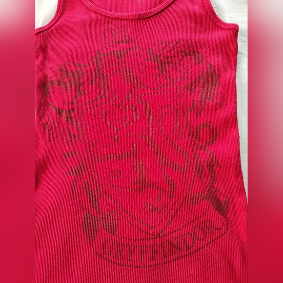 HARRY POTTER-GRYFFINDOR CREST Ladies Tank Top Size XL Smoke free home - Picture 2 of 5